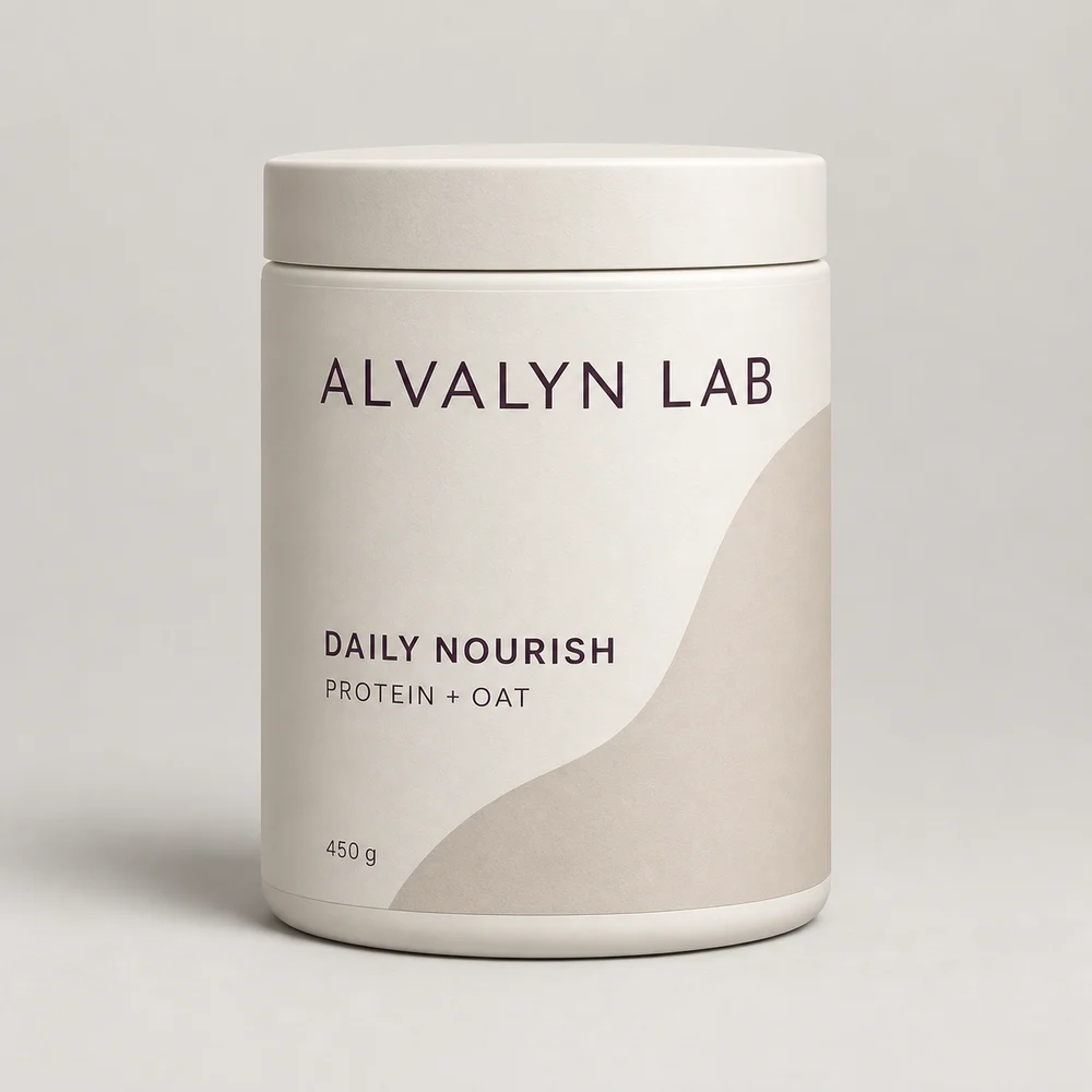 Daily Nourish — Alvalyn Lab packaging