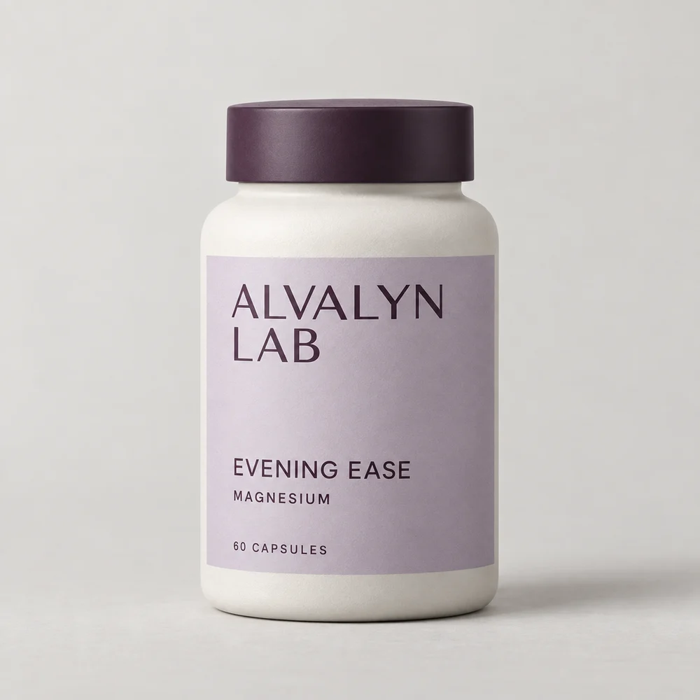 Evening Ease — Alvalyn Lab packaging
