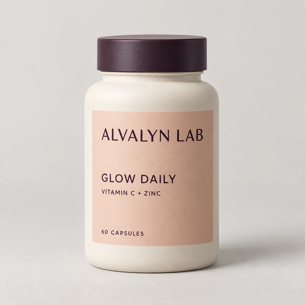 Glow Daily — Alvalyn Lab packaging